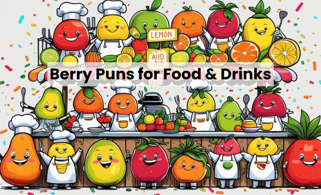 Berry Puns for Food & Drinks