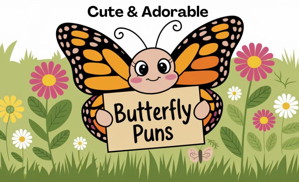 Cute & Adorable Butterfly Puns