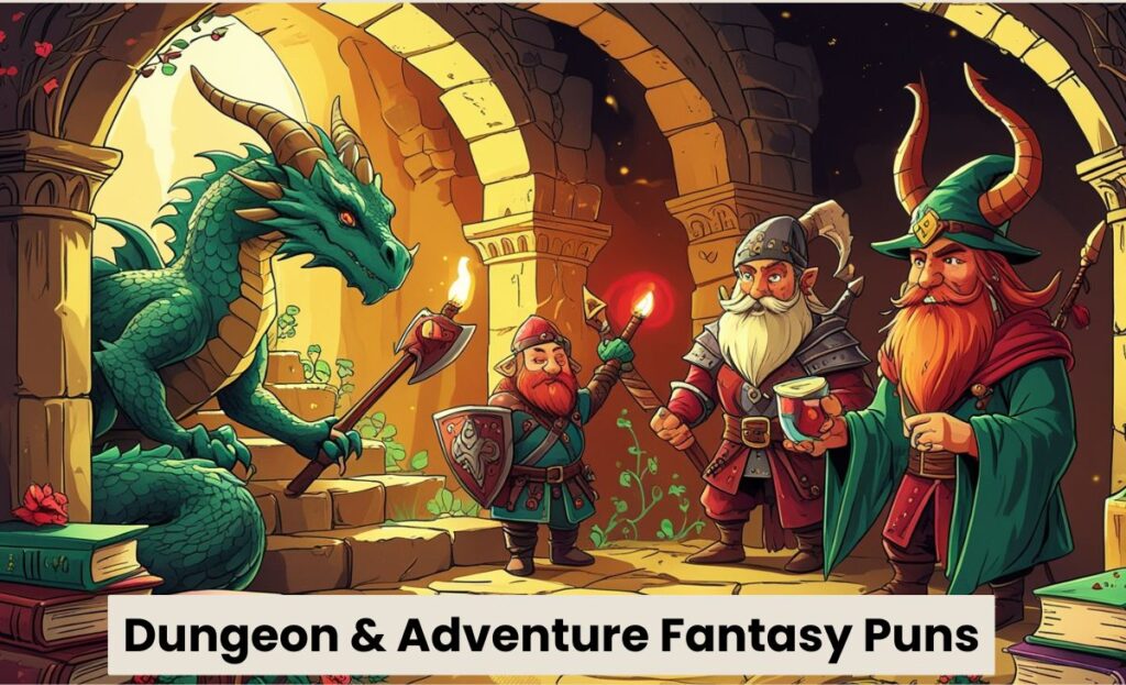 Dungeon & Adventure Fantasy Puns