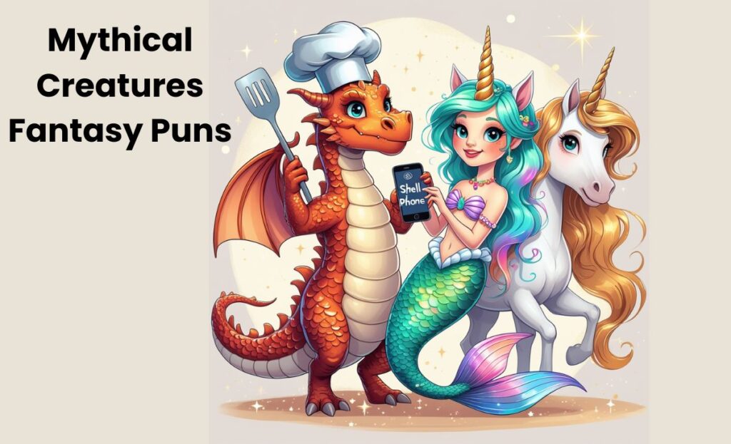 Mythical Creatures Fantasy Puns