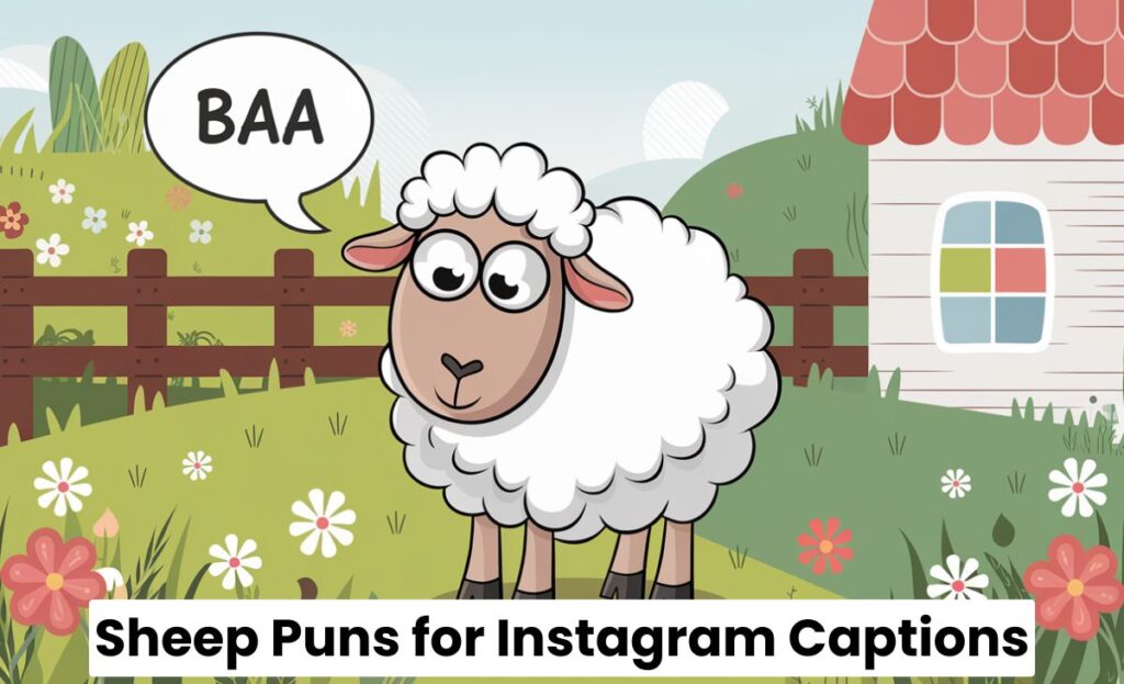 Sheep Puns for Instagram Captions